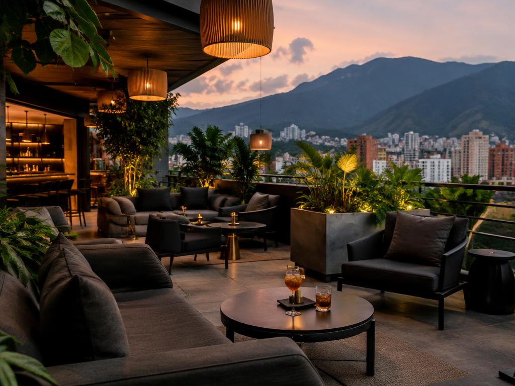 Lounge con vista al Ávila